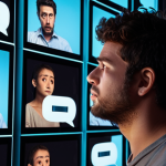 **Prompt 1:** A stark visual contrast. On one side, a person appears overwhelmed and isolated, surrounded by multiple glowing digital screens displaying constant notifications and chat bubbles, their face illuminated by the harsh light, conveying digital fatigue and a sense of being trapped. On the other side, the same person or a diverse group of people are engaged in a warm, face-to-face conversation, making direct eye contact, with soft, natural lighting, emphasizing genuine connection and heartfelt emotion. The overall mood shifts from exhaustion to warmth and presence.