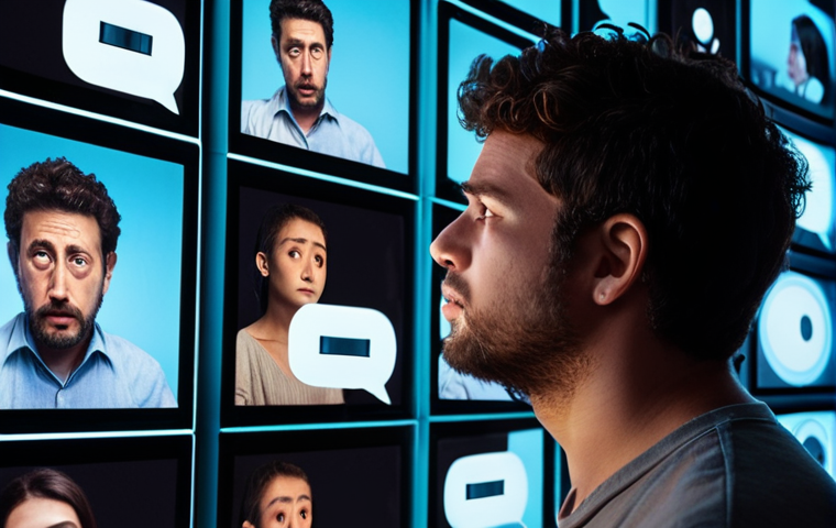 **Prompt 1:** A stark visual contrast. On one side, a person appears overwhelmed and isolated, surrounded by multiple glowing digital screens displaying constant notifications and chat bubbles, their face illuminated by the harsh light, conveying digital fatigue and a sense of being trapped. On the other side, the same person or a diverse group of people are engaged in a warm, face-to-face conversation, making direct eye contact, with soft, natural lighting, emphasizing genuine connection and heartfelt emotion. The overall mood shifts from exhaustion to warmth and presence.